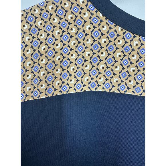 Chloé Pleated Patterned Silk Back Dress Size Large - Picture 8 of 16